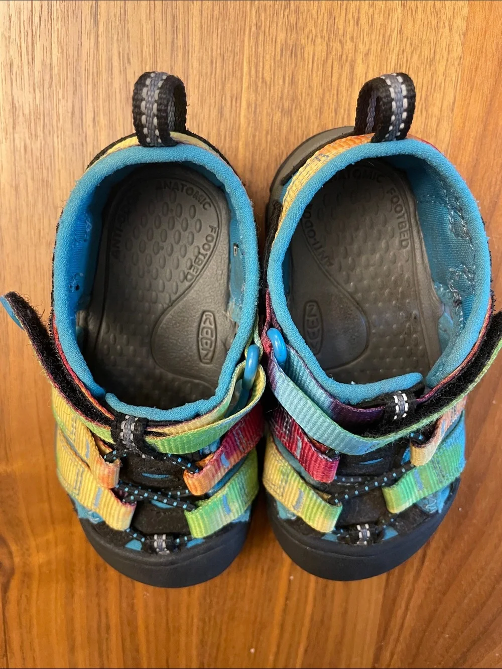 KEEN Kids Tie-Dye Multi-Color Outdoor Sandals